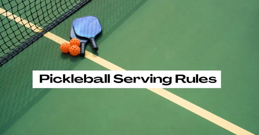 Both feet must be behind the baseline when serving.The complete score must be called before the ball is hit.
